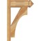 Ekena Millwork Westlake Rough Sawn Arts and Crafts Outlooker, Western Red Cedar, 6"W x 16"D x 24"H OUT06X16X24WTL03RWR - alternate 3